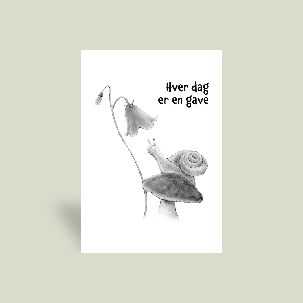 Kort - "Hver dag er en gave."