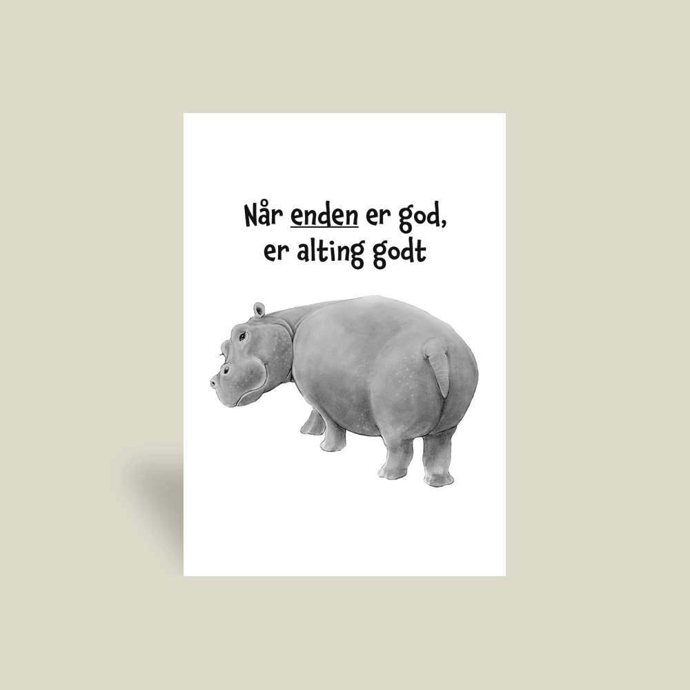 Kort - "Når enden er god, er alting godt."