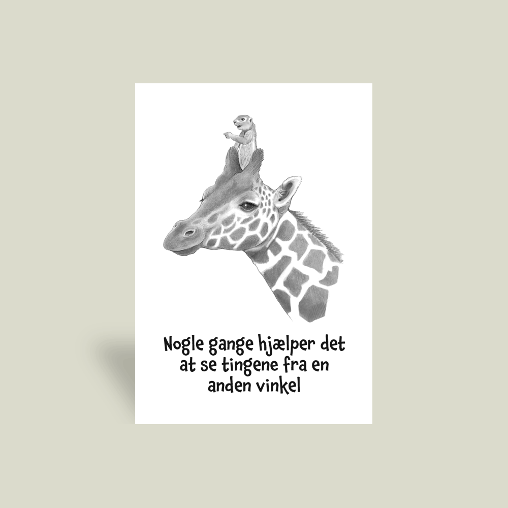 Kort - "Nogle gange hjælper det at se tingene fra en anden vinkel"