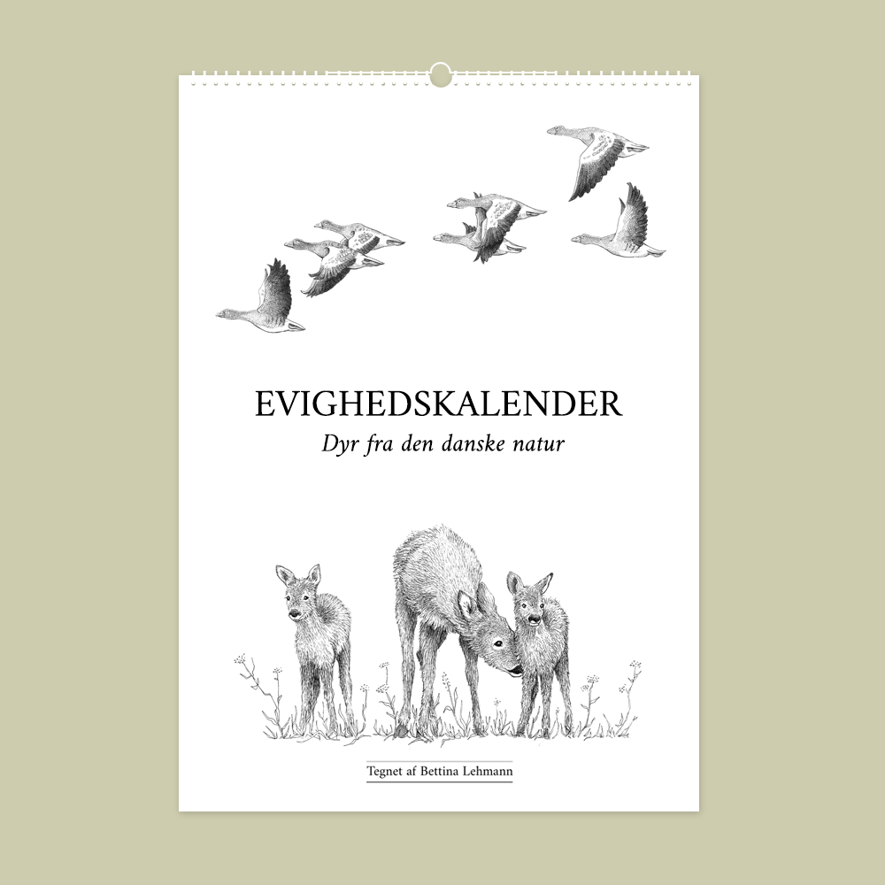 Evighedskalender- Dyr fra den danske natur