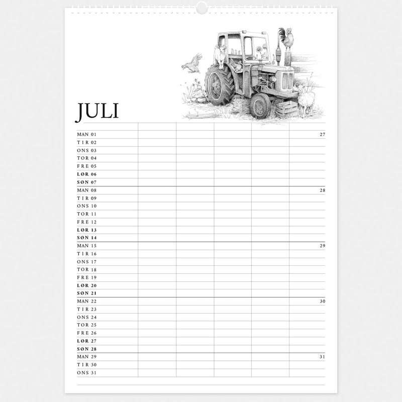 2024 familiekalender