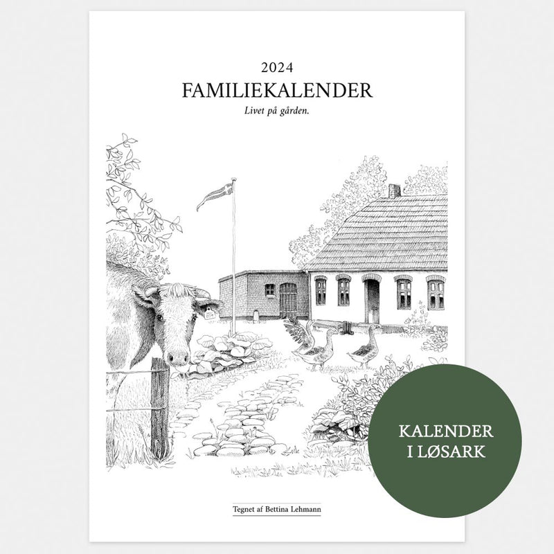 2024-kalender i løsark