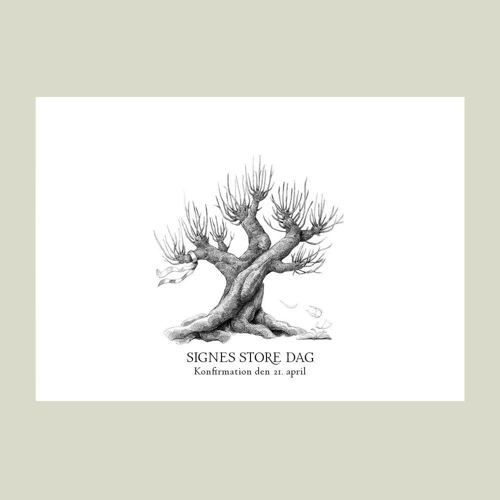 Fingeraftryksplakat // Poppeltræ