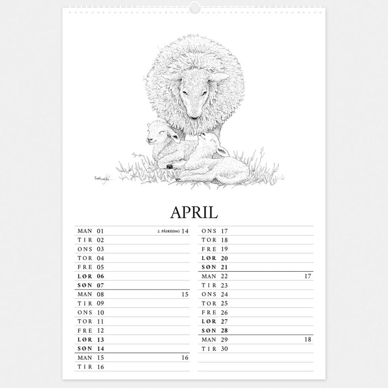 2024 vægkalender