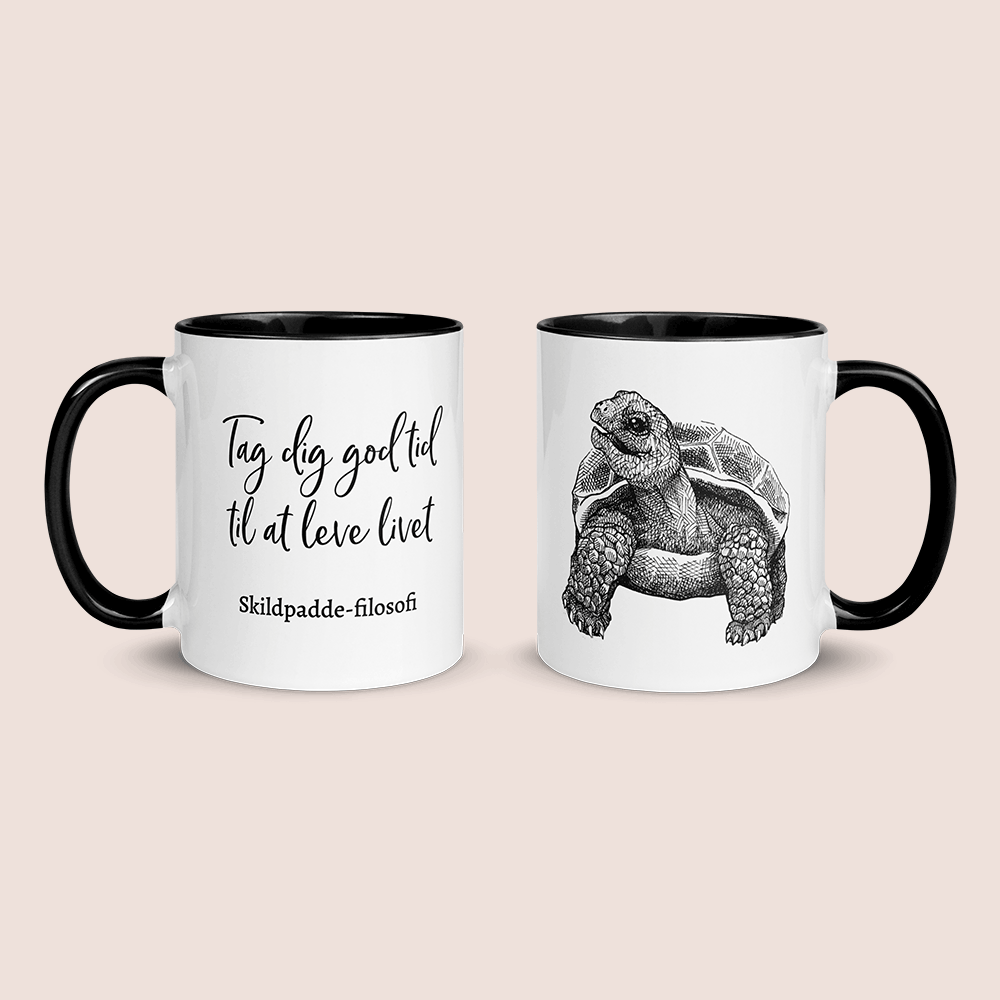 "Tag dig god tid til at leve livet" - krus