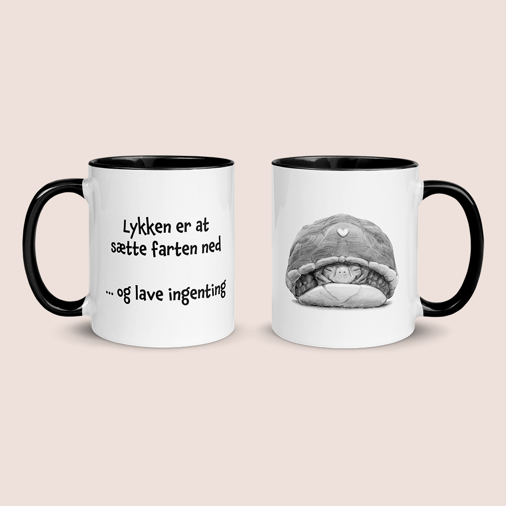 "Lykken er at sætte farten ned" - krus