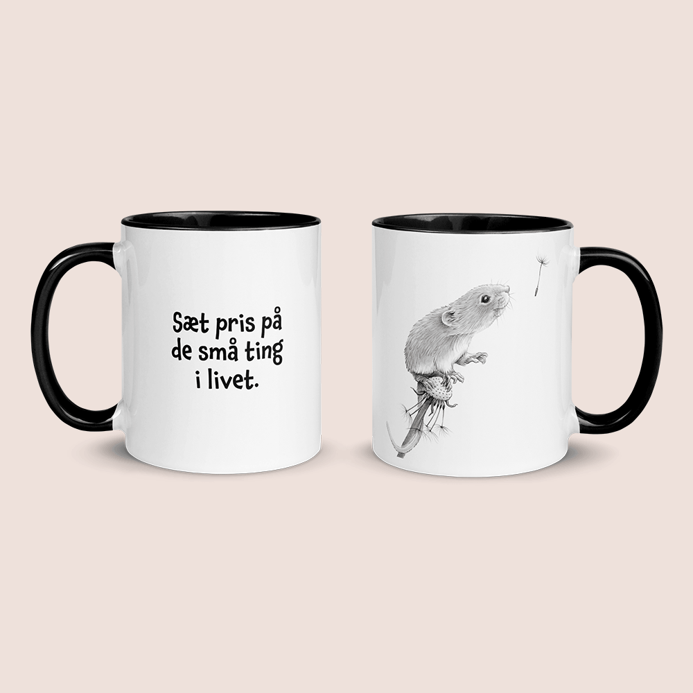 "Sæt pris på de små ting" - krus