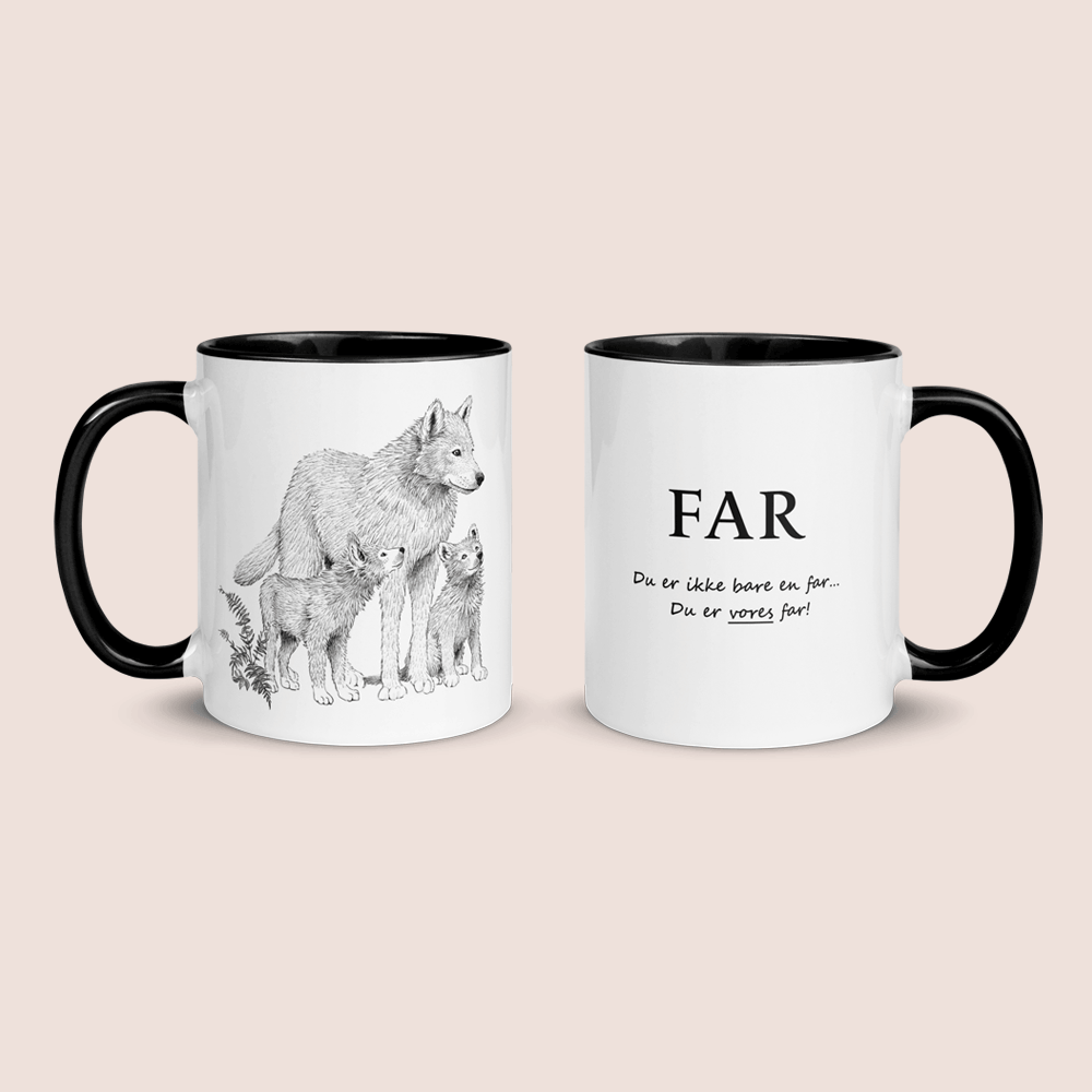 Fars krus - Far med 2 unger