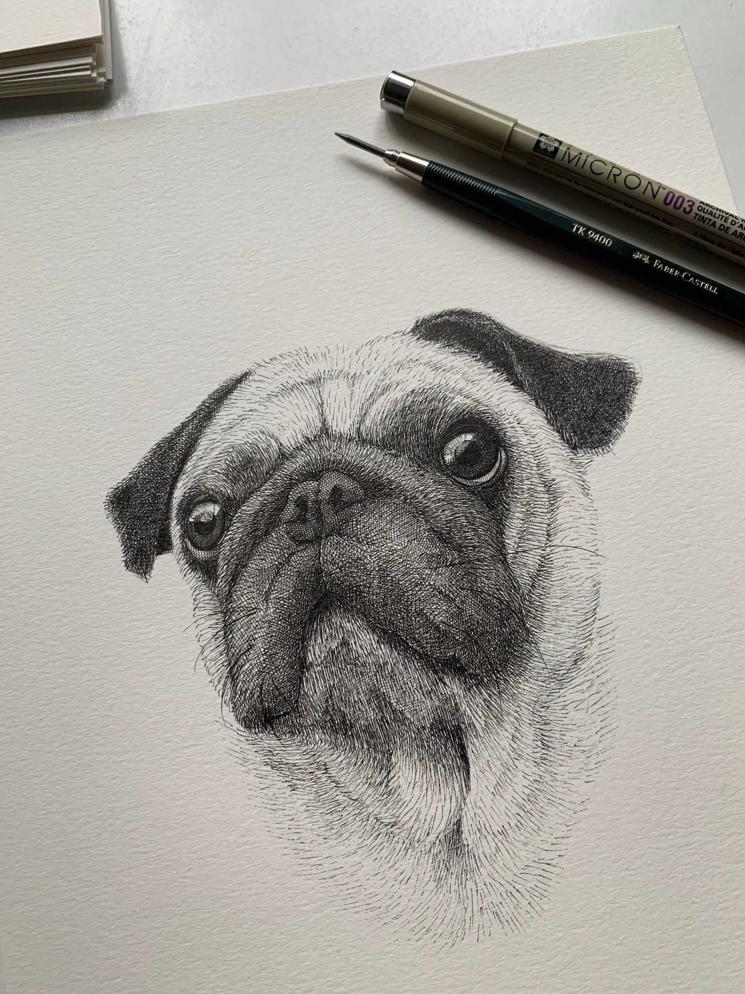 Bestillingsopgave af hundeportræt