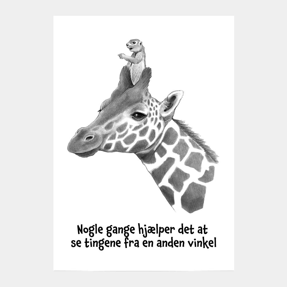 Nogle gange hjælper det at se tingene fra en anden vinkel