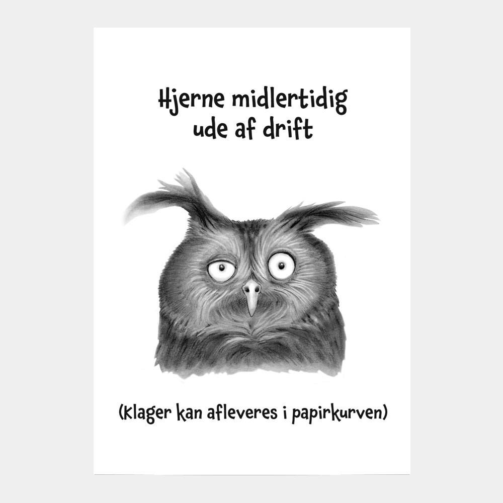 Hjerne midlertidigt ude af drift