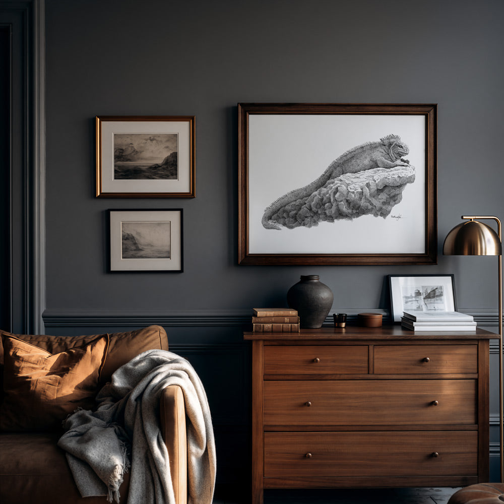 Plakat med havleguan