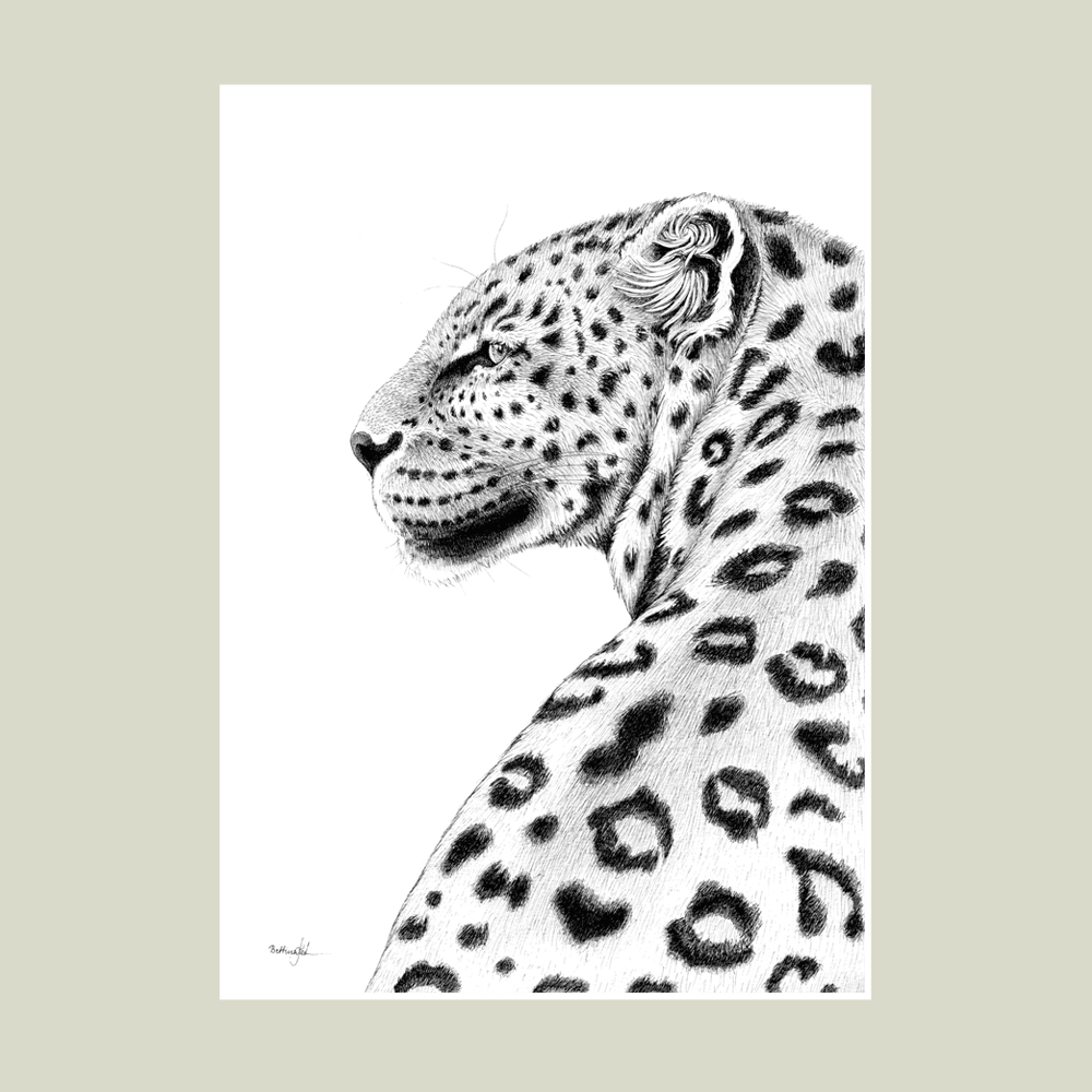 Plakat med leopard – Elegance og instinkt