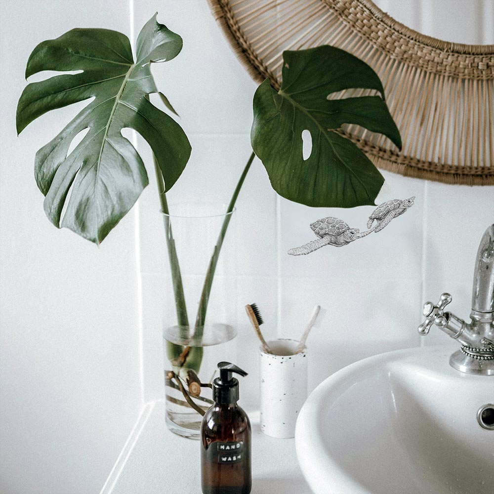 Sticker - havskildpadder