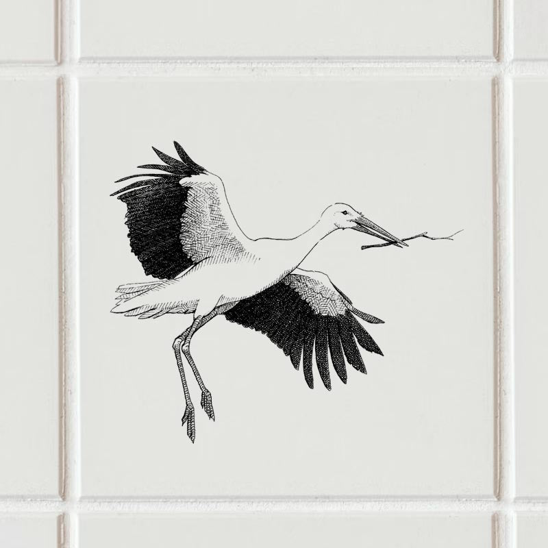 Sticker - Stork