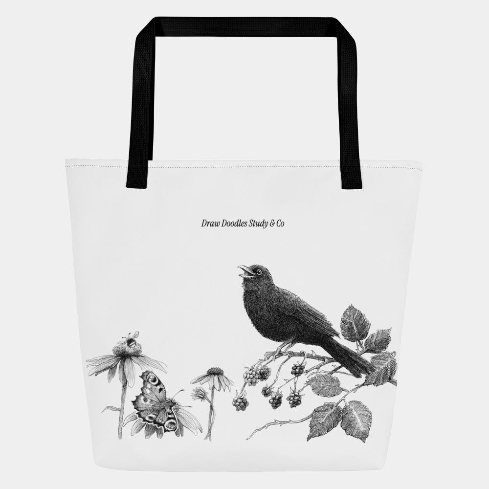 Stor totebag - Vild med vilje