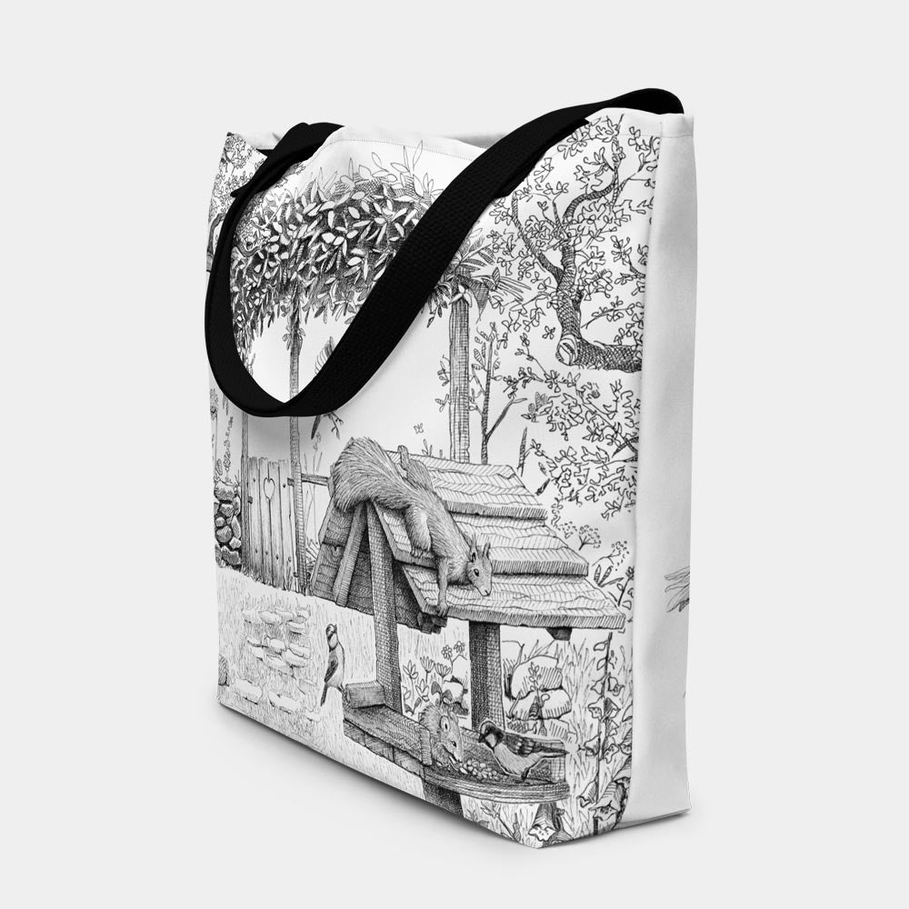 Stor totebag - Vild med vilje