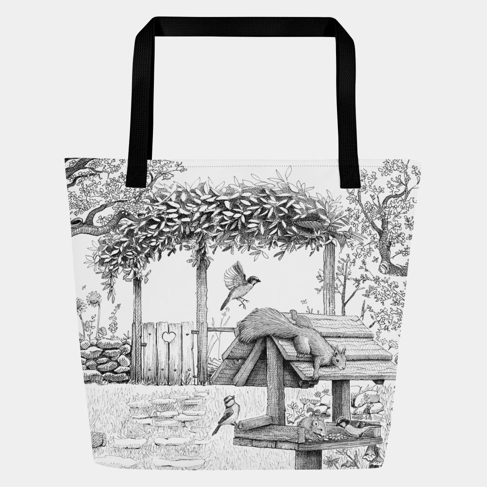Stor totebag - Vild med vilje