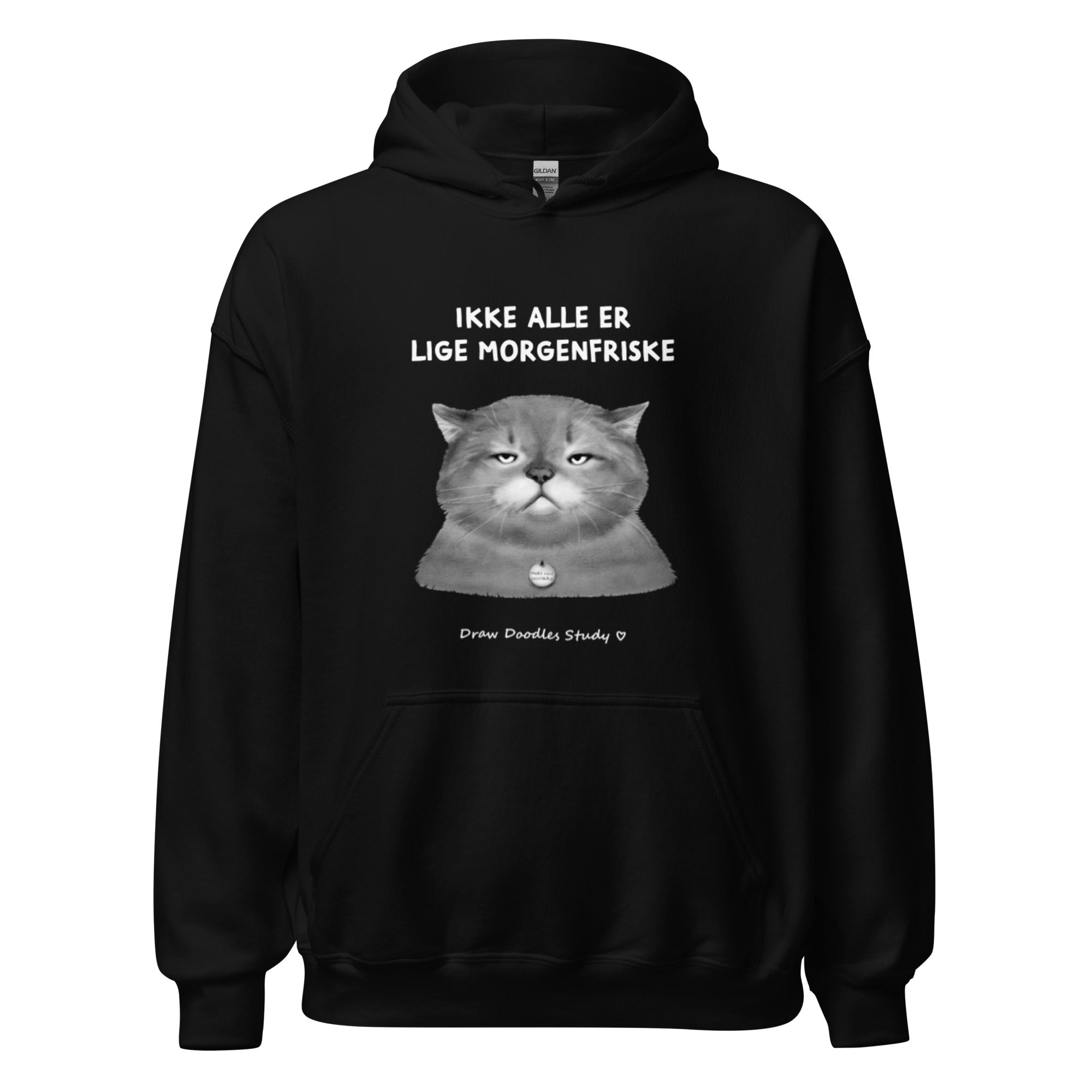 "Morgenfrisk - Unisex Hoodie (Op til 5XL)