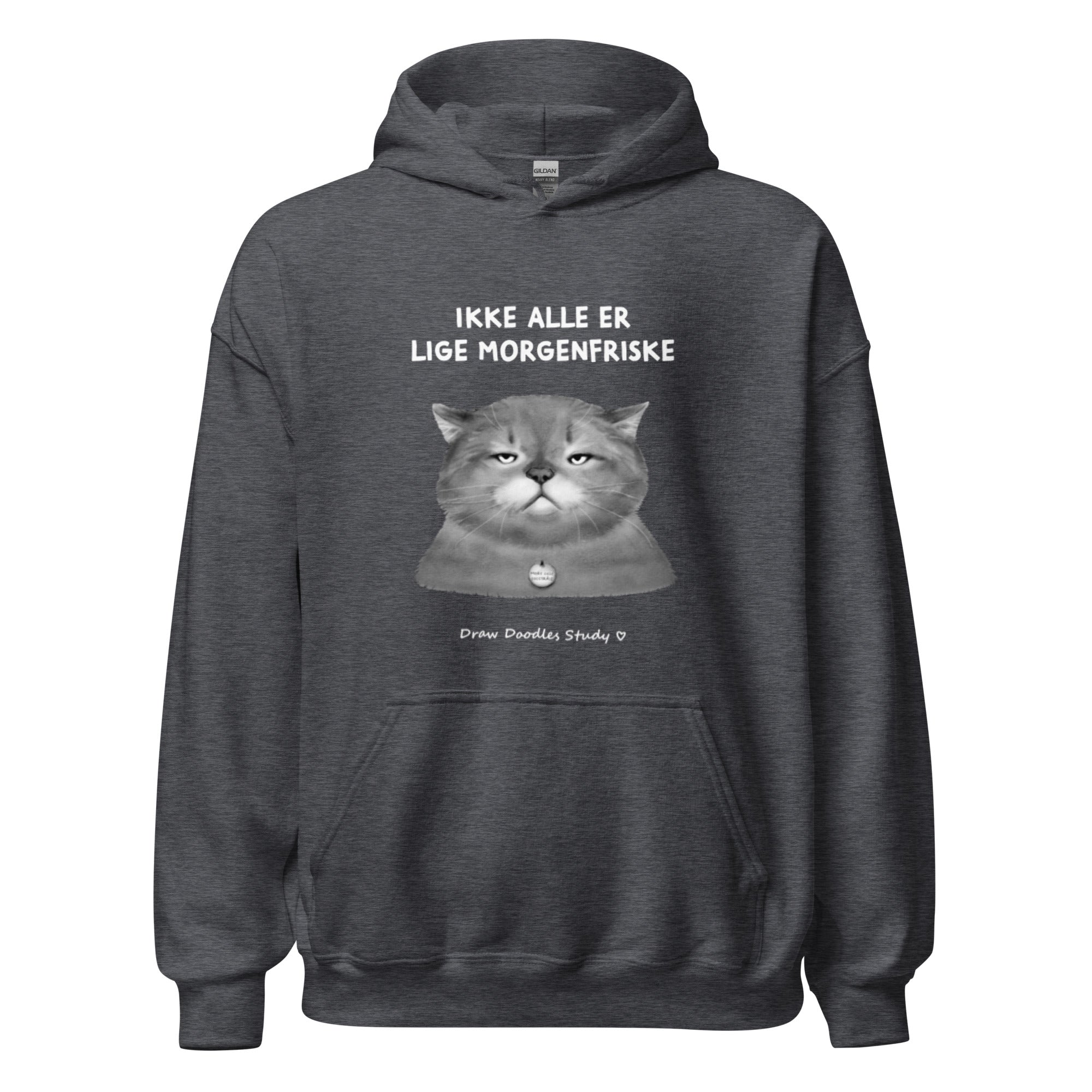 "Morgenfrisk - Unisex Hoodie (Op til 5XL)