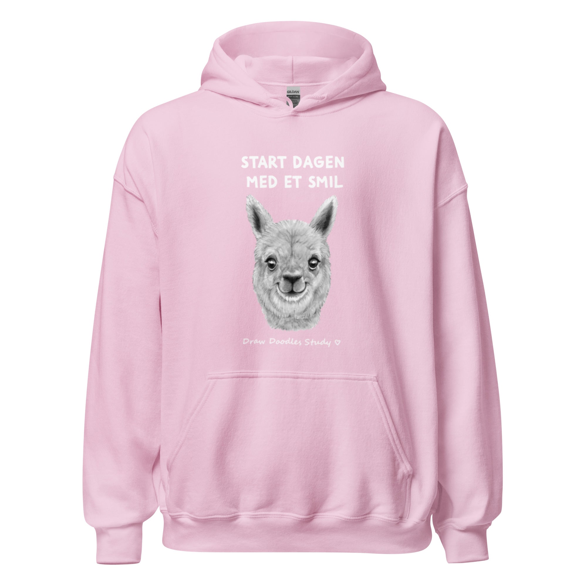 "Smil" - Unisex Hoodie (op til 5XL)