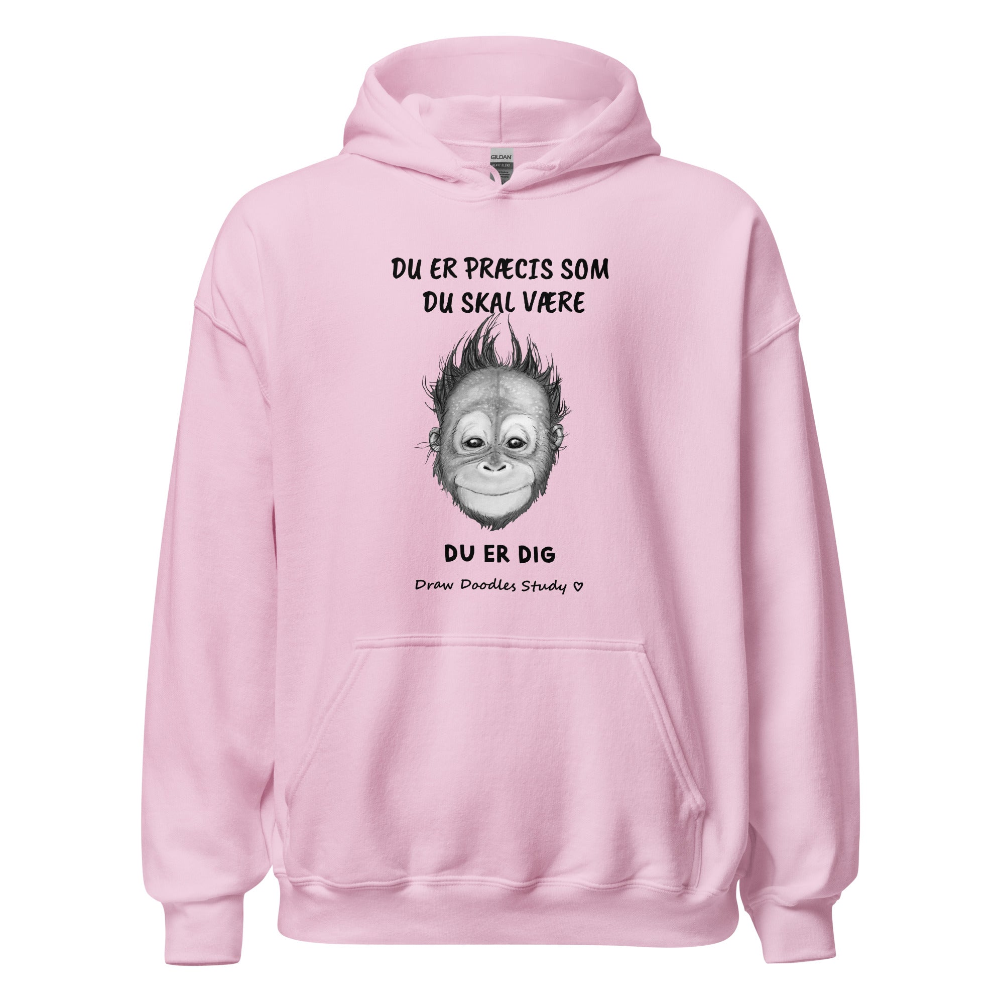 "Vær dig selv" - Unisex Hoodie (Op til 5XL) LYS