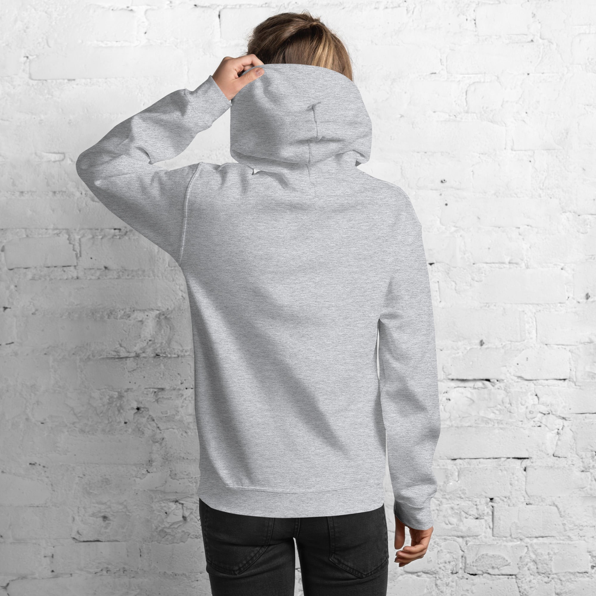 "Ingen bekymringer" - Unisex Hoodie (Op til 5XL) LYS