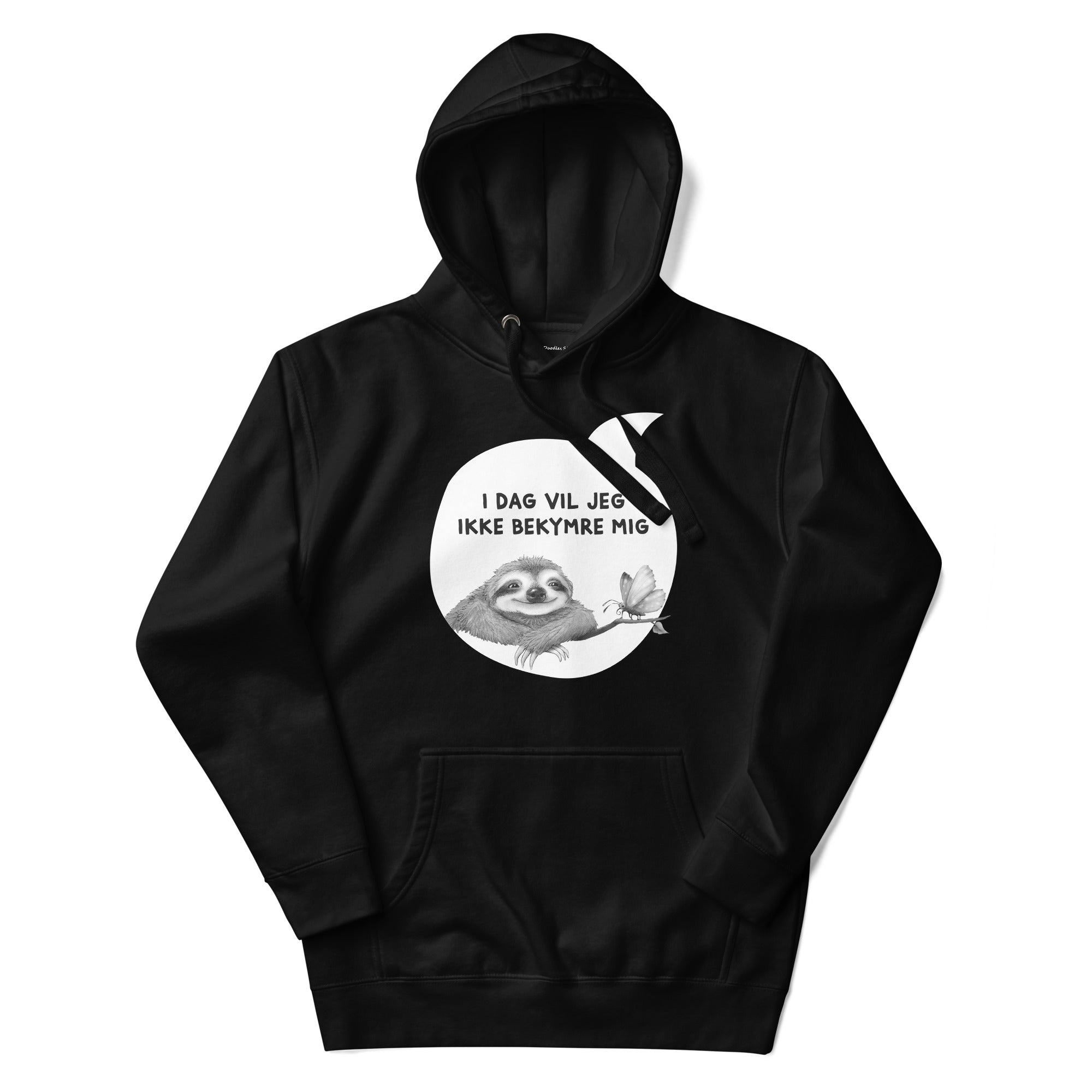 "Ingen bekymringer" - Unisex hoodie