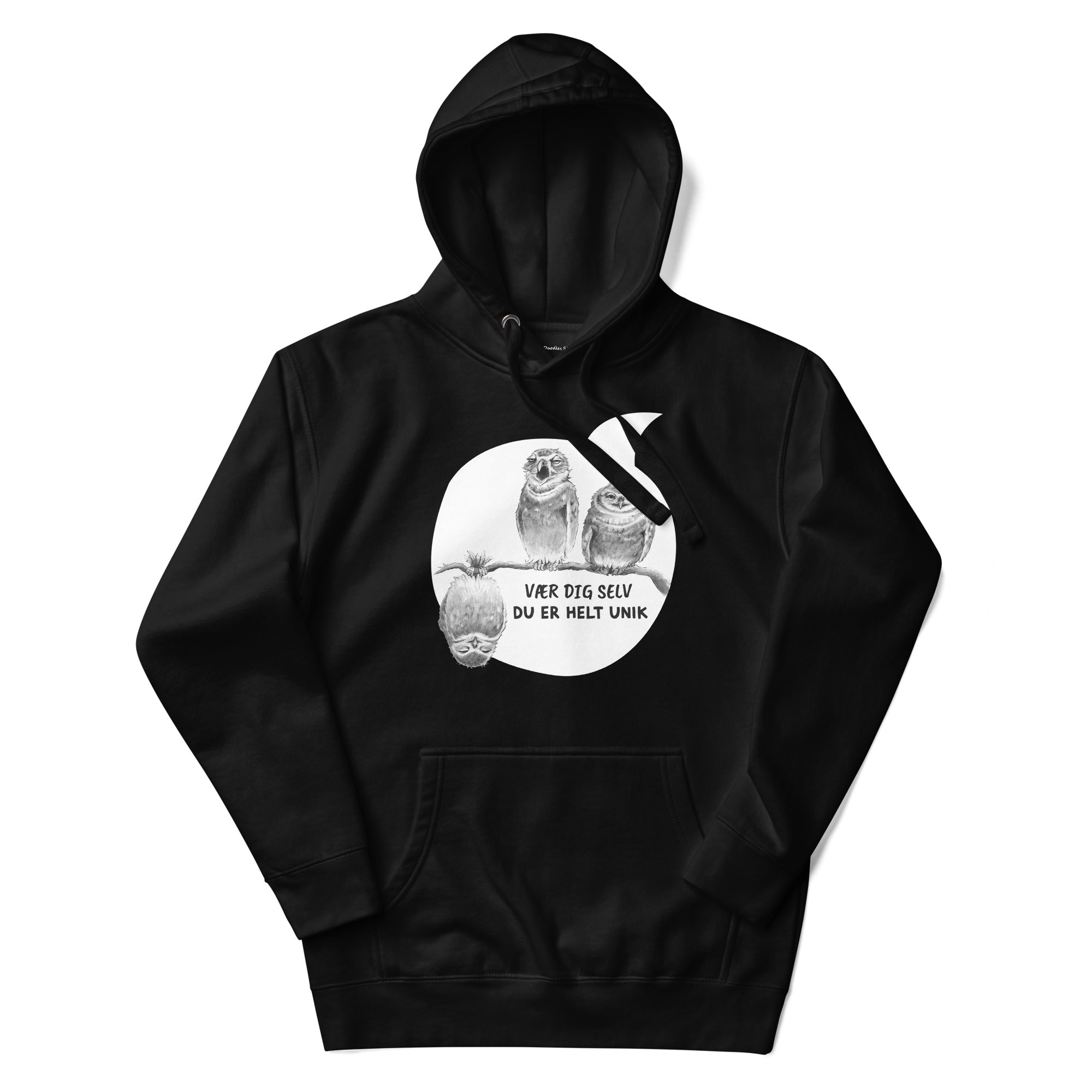 "Du er unik" - Unisex Hoodie