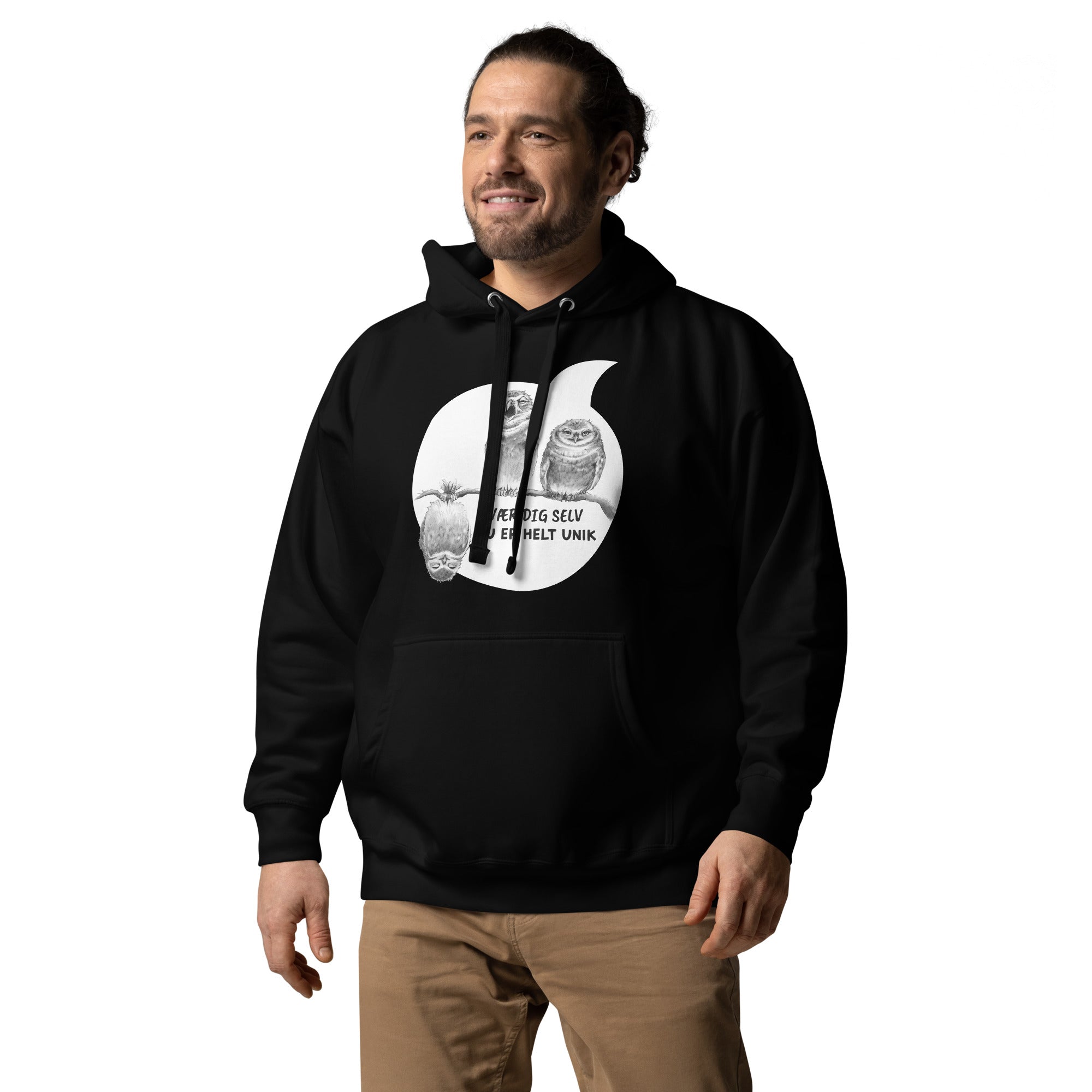 "Du er unik" - Unisex Hoodie