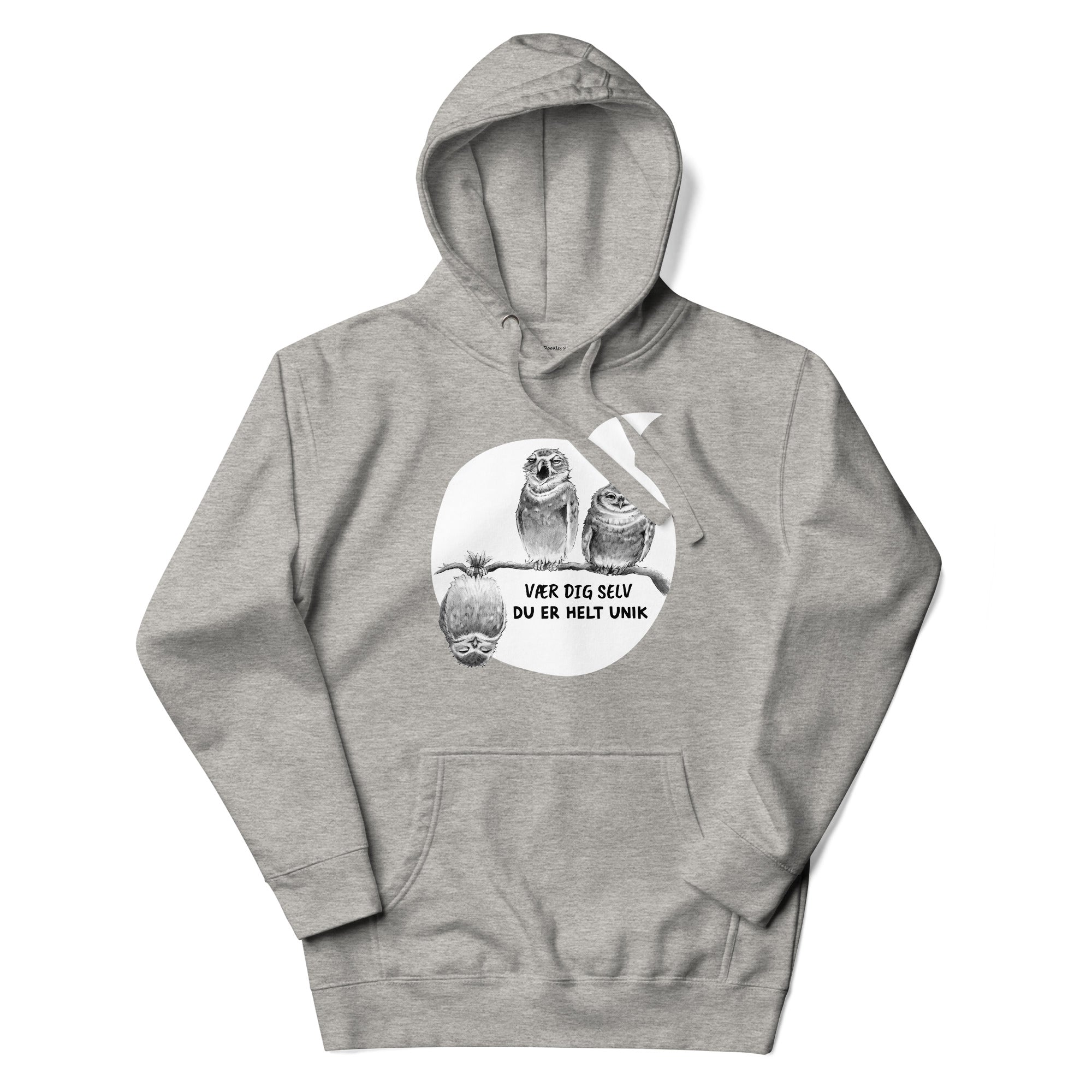 "Du er unik" - Unisex Hoodie