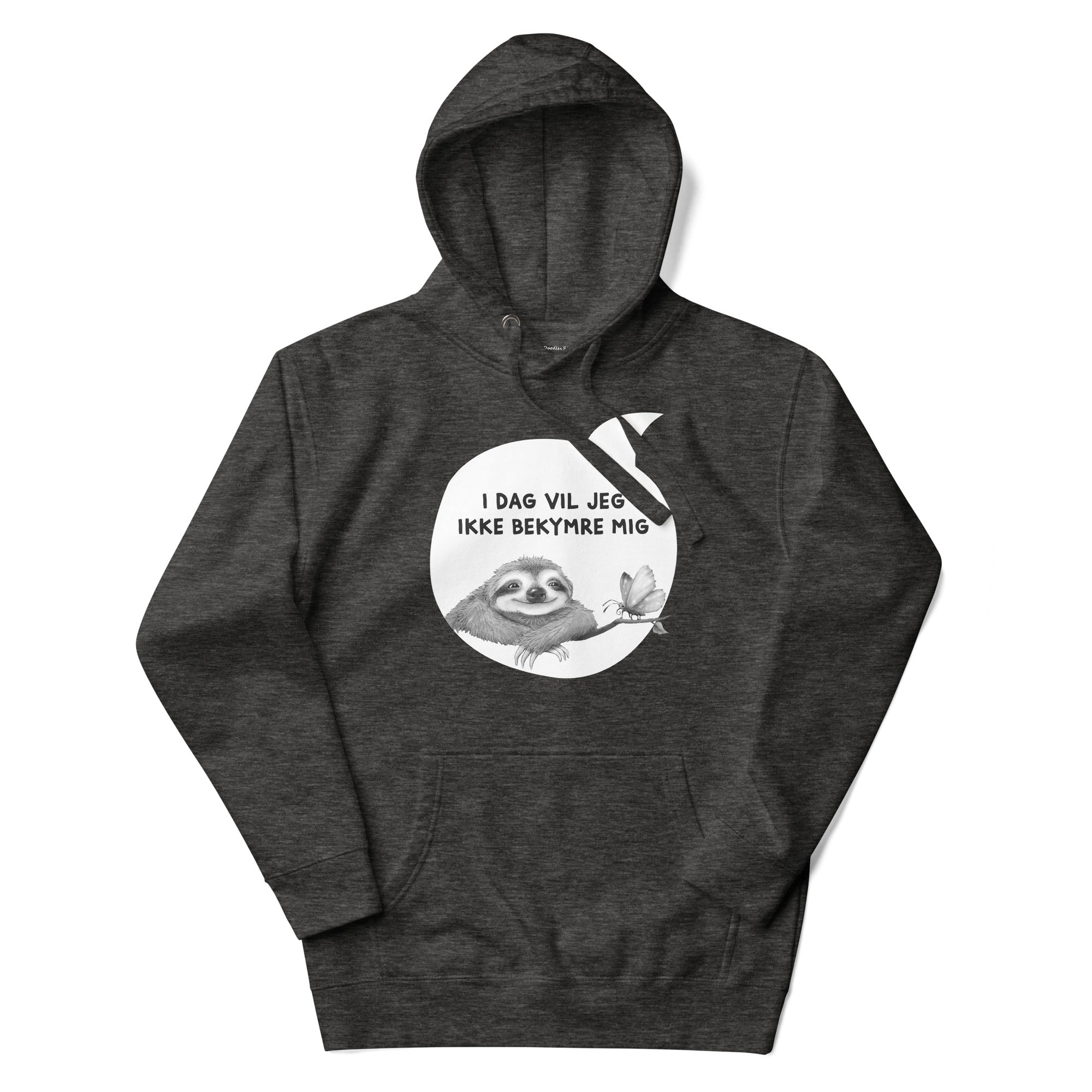 "Ingen bekymringer" - Unisex hoodie