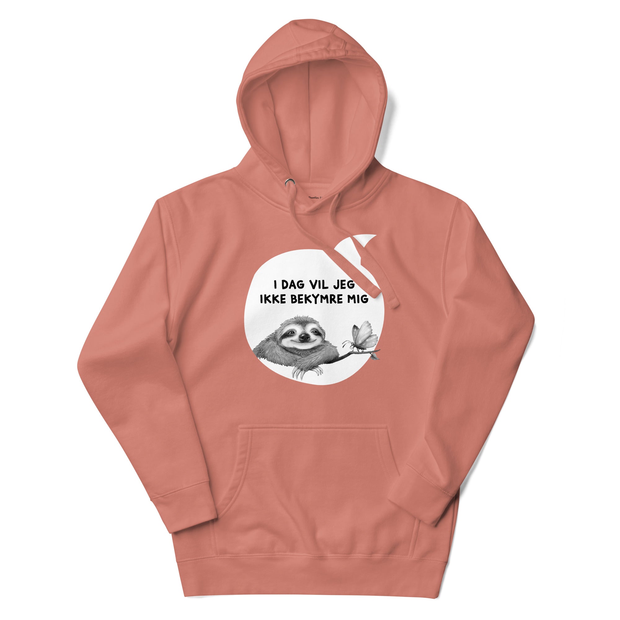 "Ingen bekymringer" - Unisex hoodie