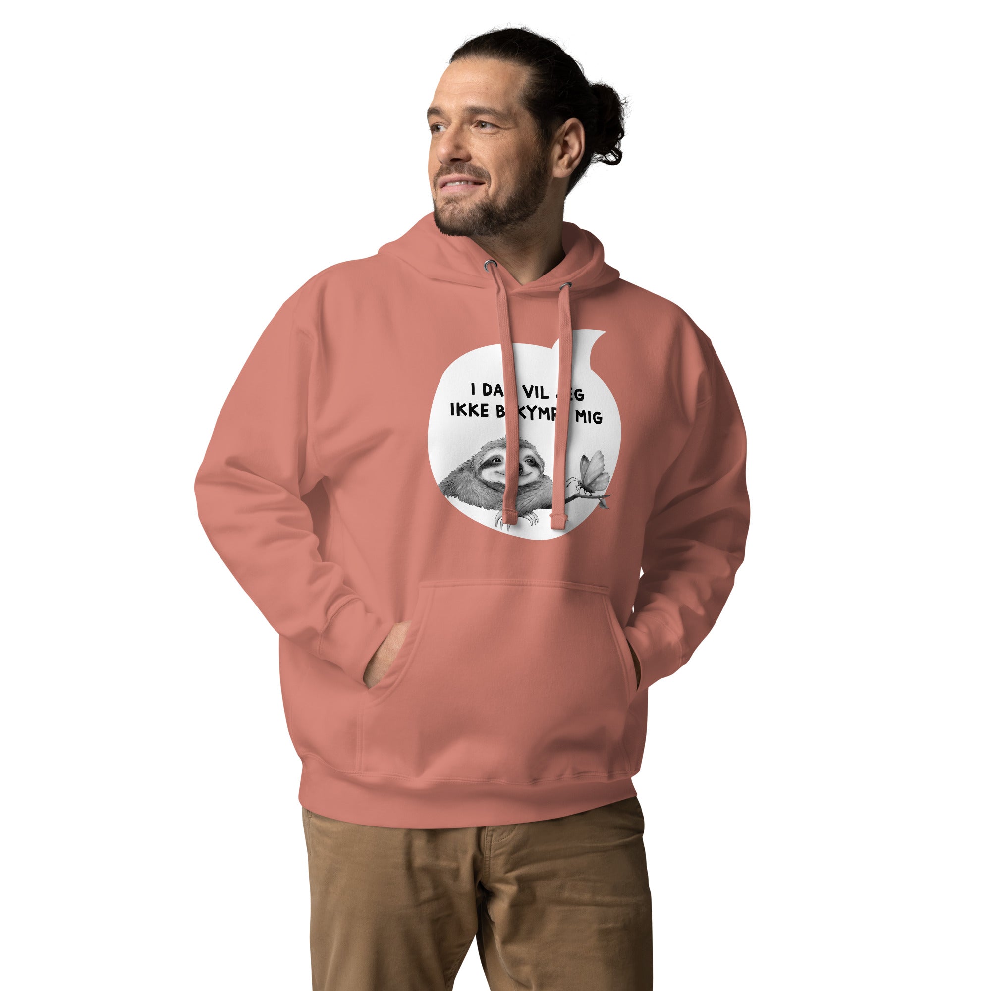 "Ingen bekymringer" - Unisex hoodie