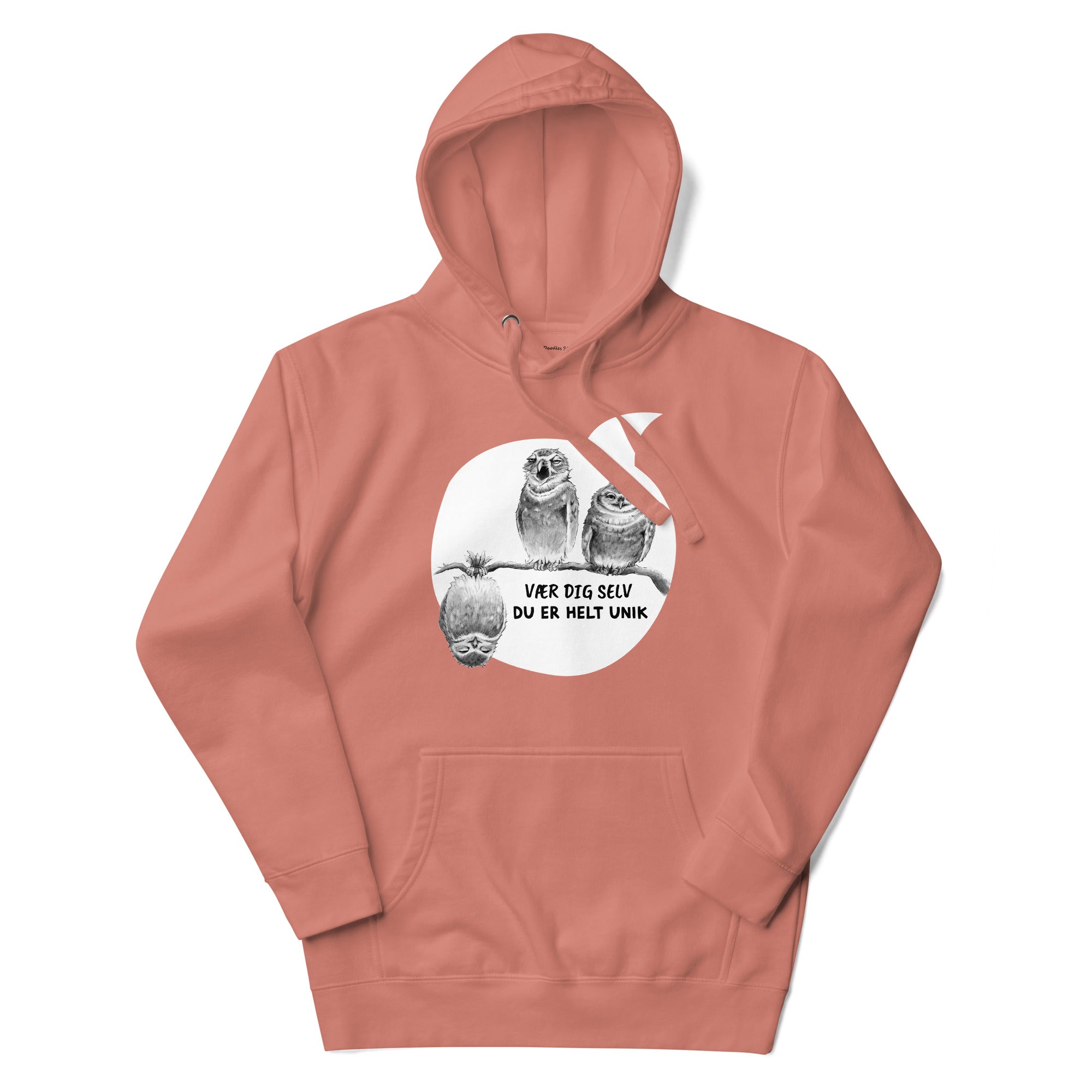 "Du er unik" - Unisex Hoodie