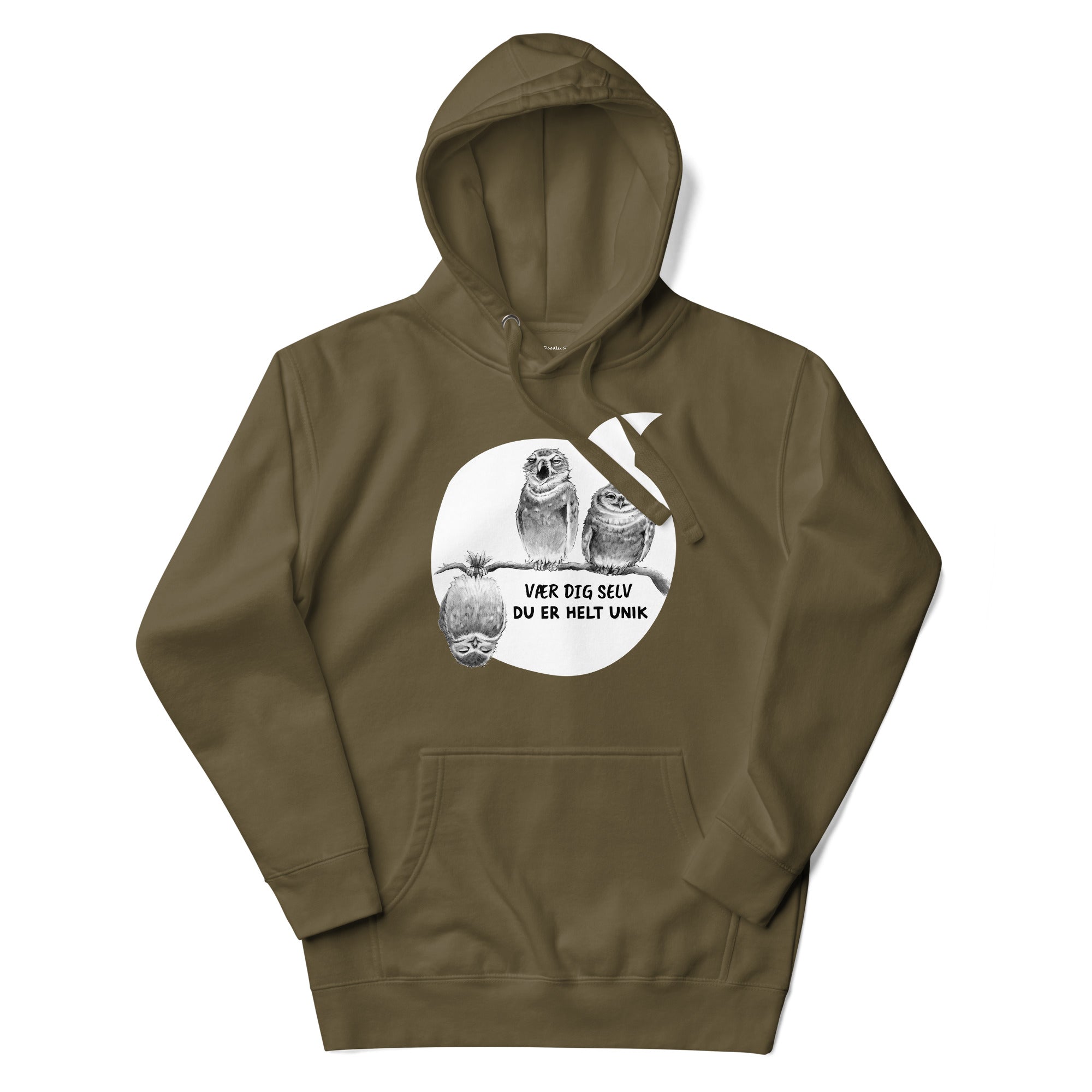 "Du er unik" - Unisex Hoodie