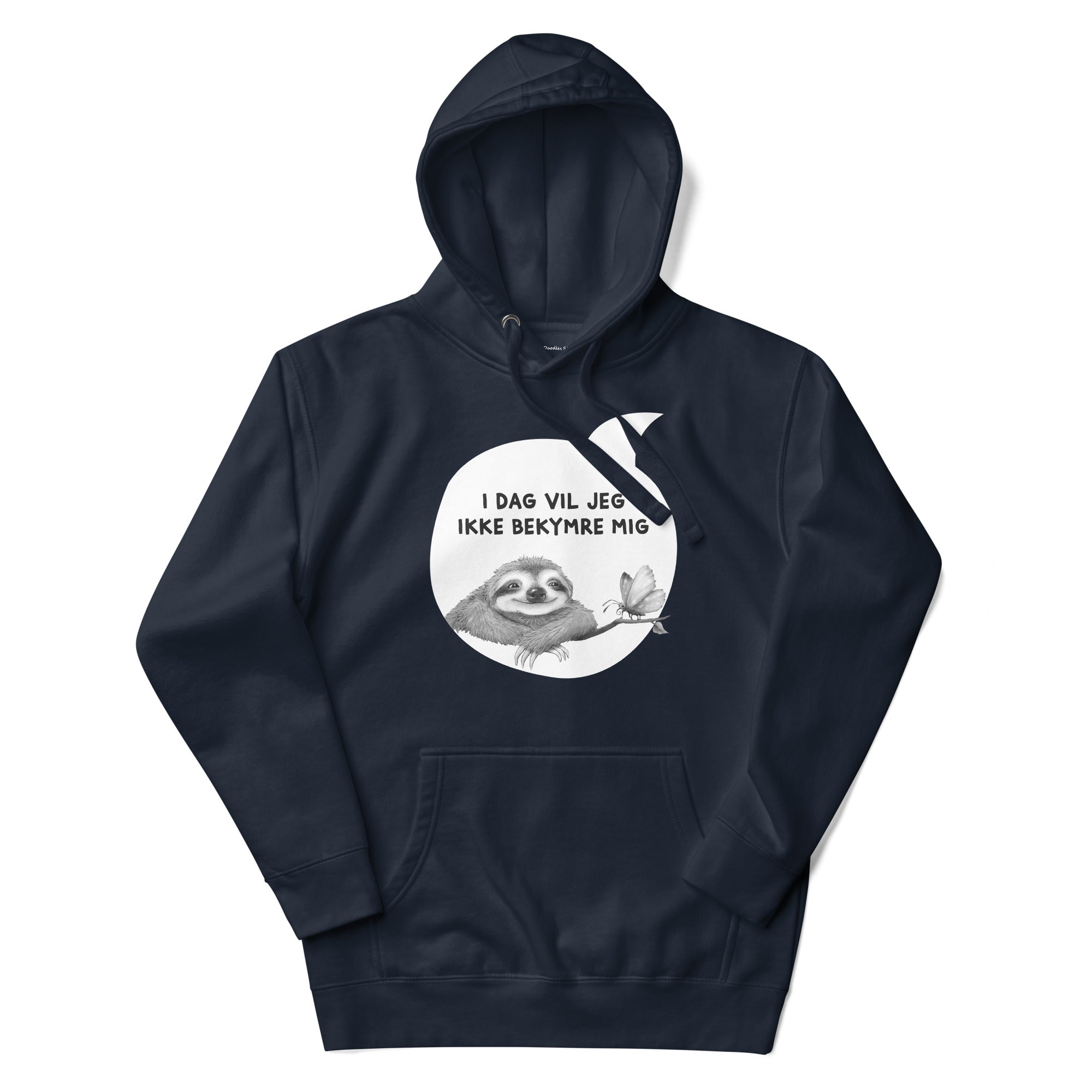 "Ingen bekymringer" - Unisex hoodie