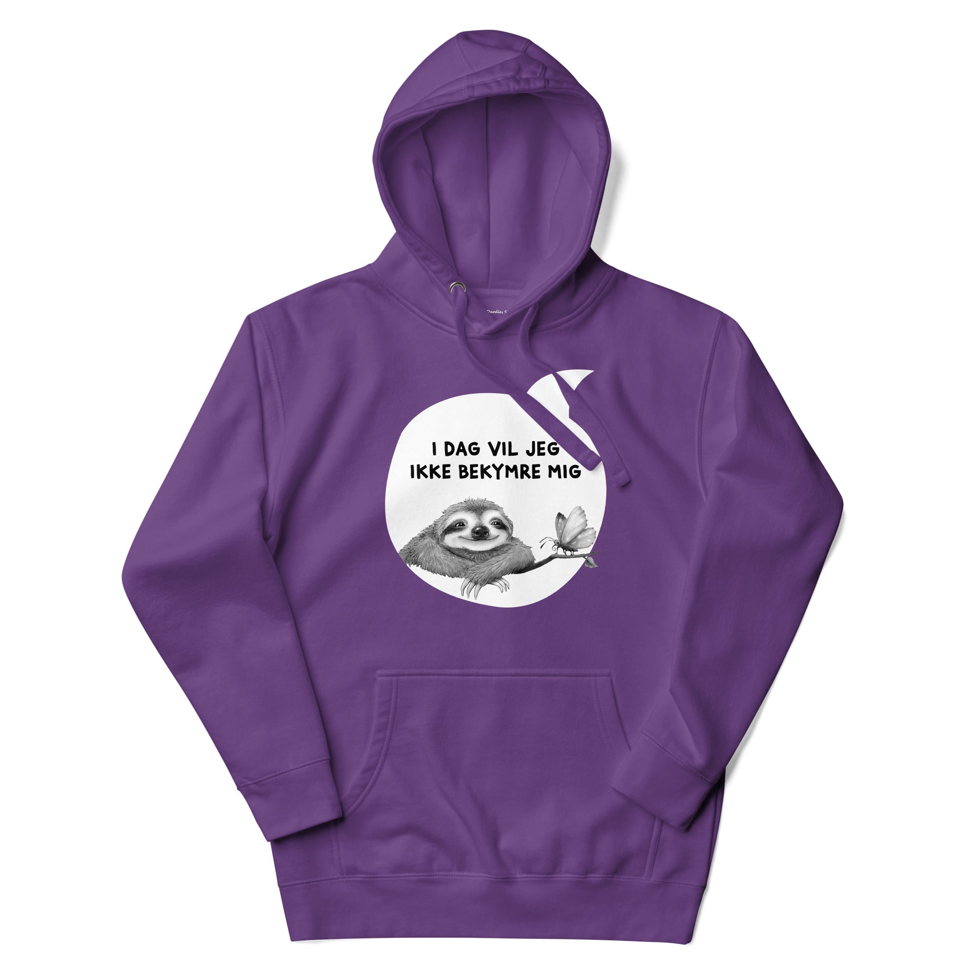 "Ingen bekymringer" - Unisex hoodie