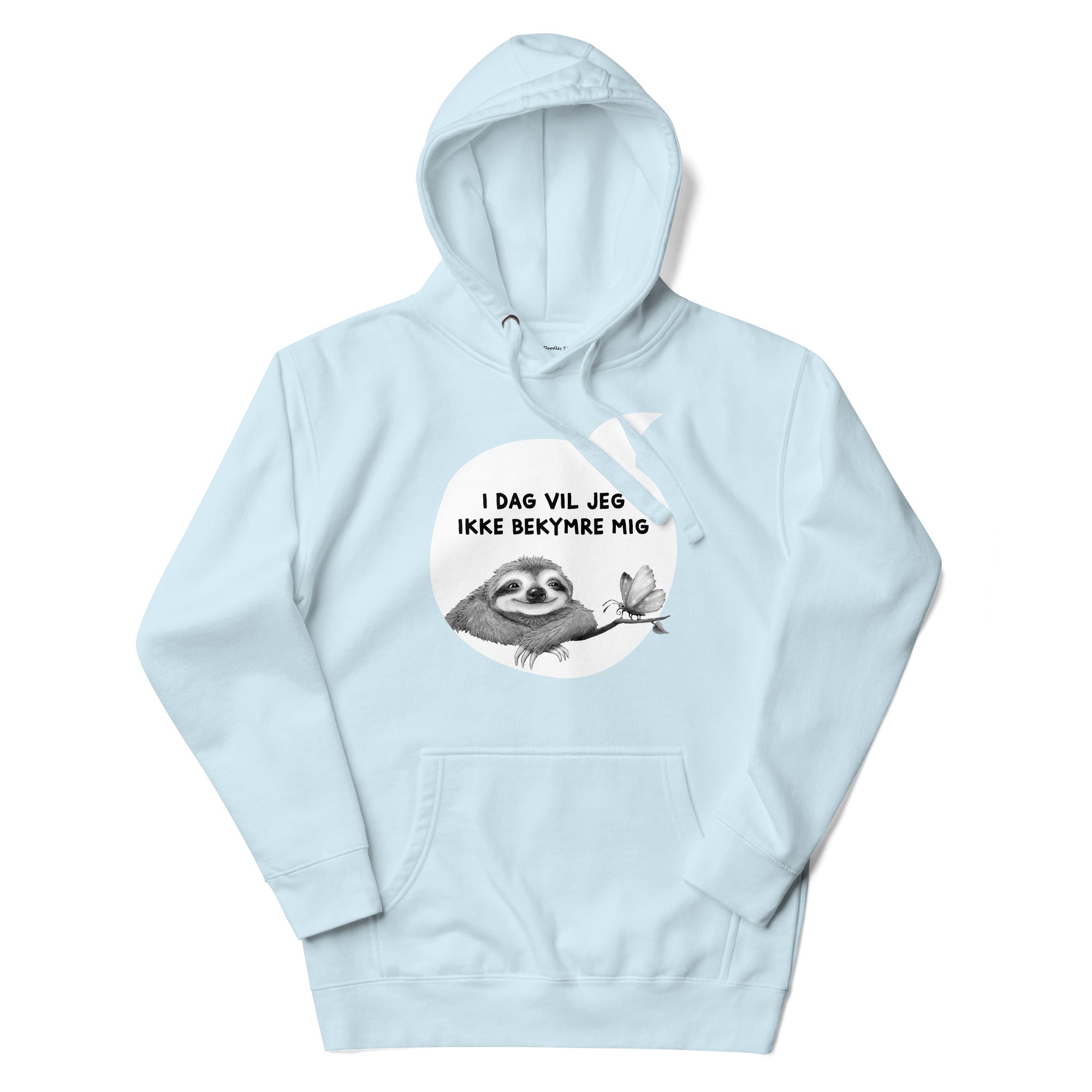 "Ingen bekymringer" - Unisex hoodie