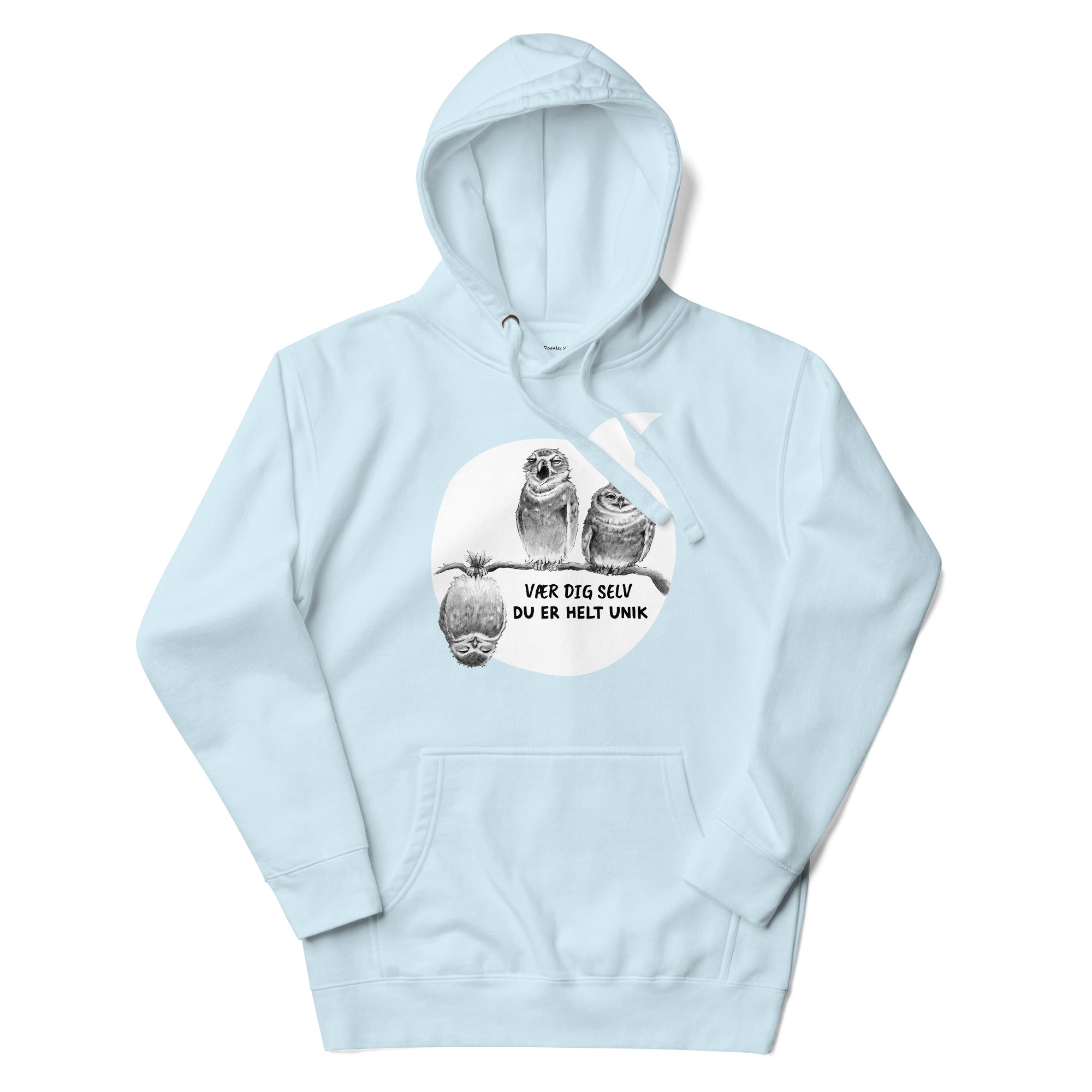 "Du er unik" - Unisex Hoodie