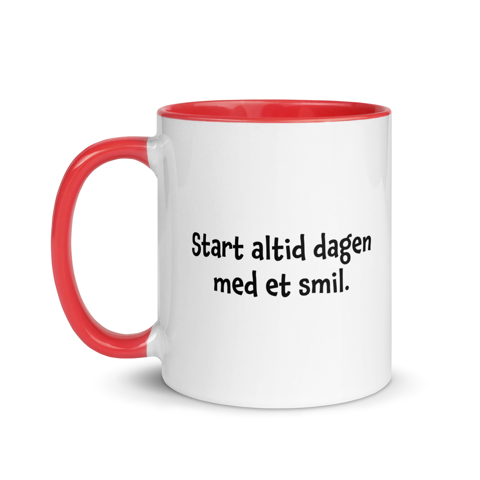 "Start altid dagen med et smil" - krus