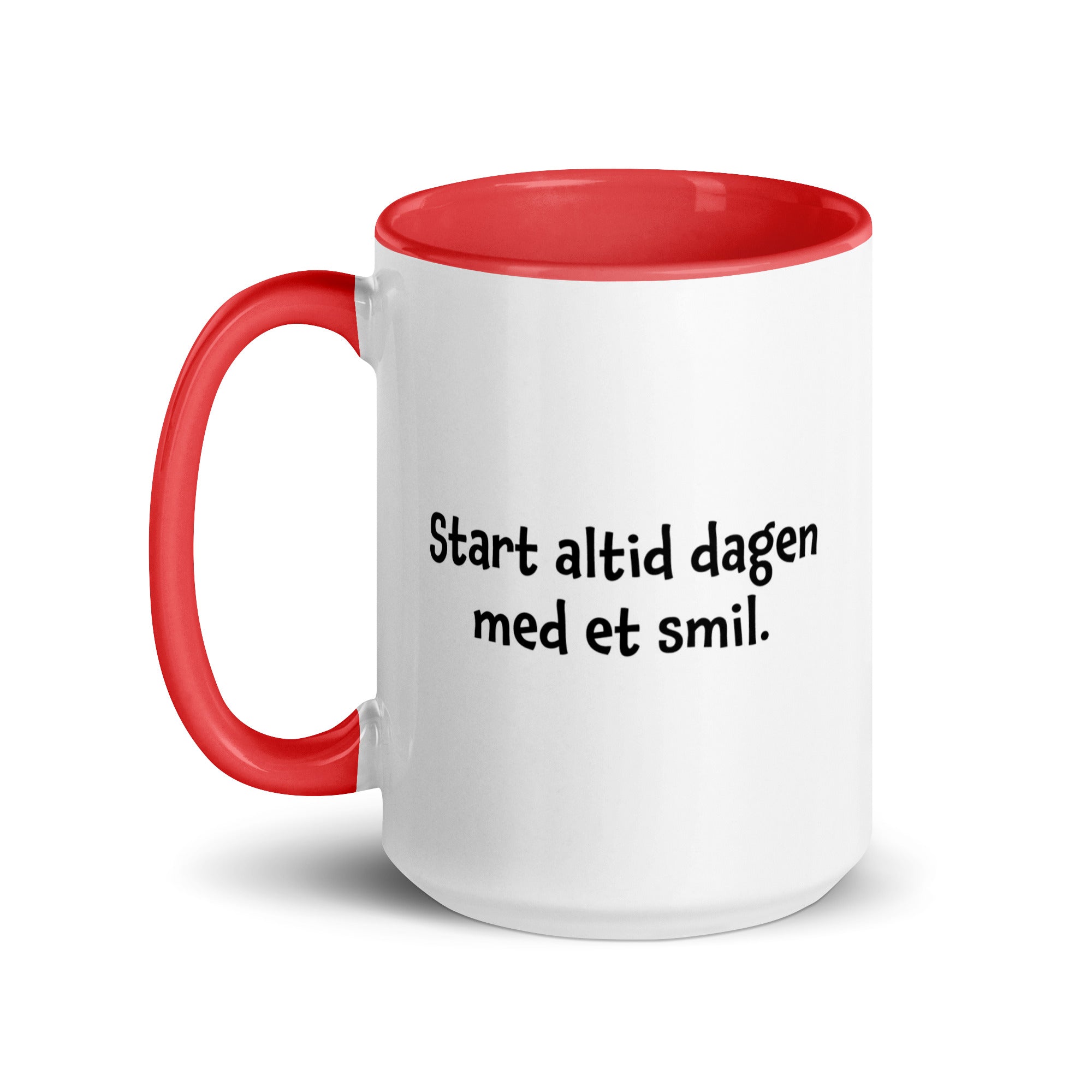 "Start altid dagen med et smil" - krus