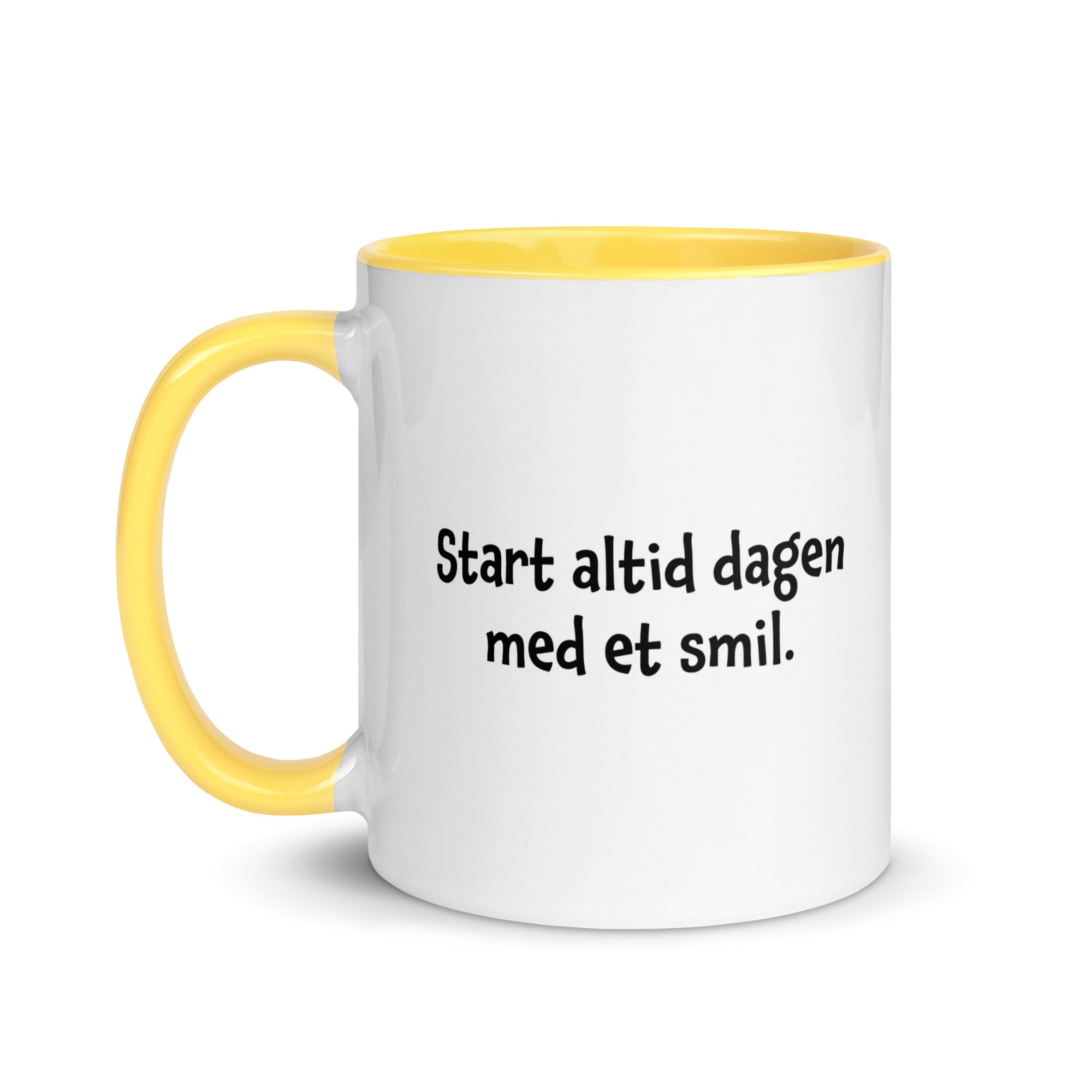 "Start altid dagen med et smil" - krus