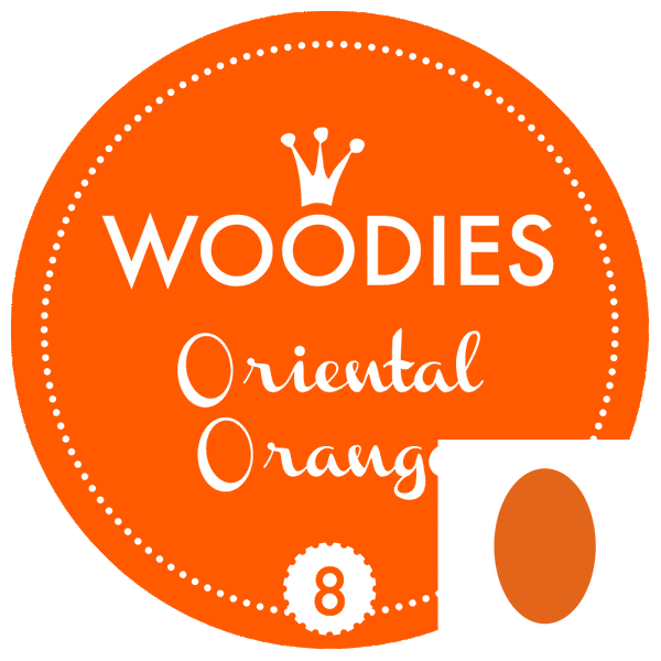 Stempelpude Oriental Orange